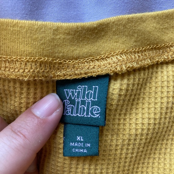 Mustard Yellow Crop Top - Picture 2 of 2